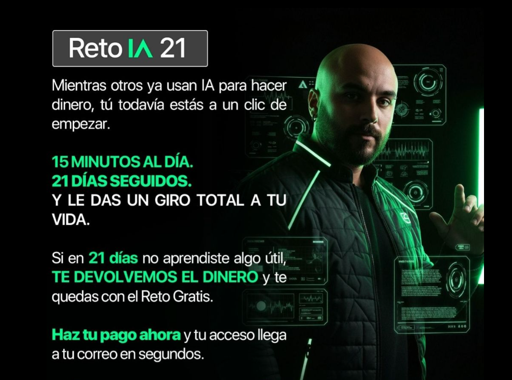 Imagen promocional del Reto IA 21