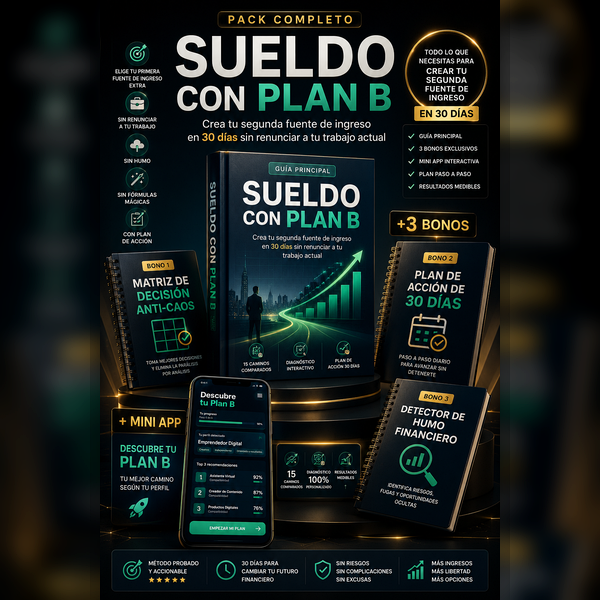 Presentación visual de Sueldo con Plan B
